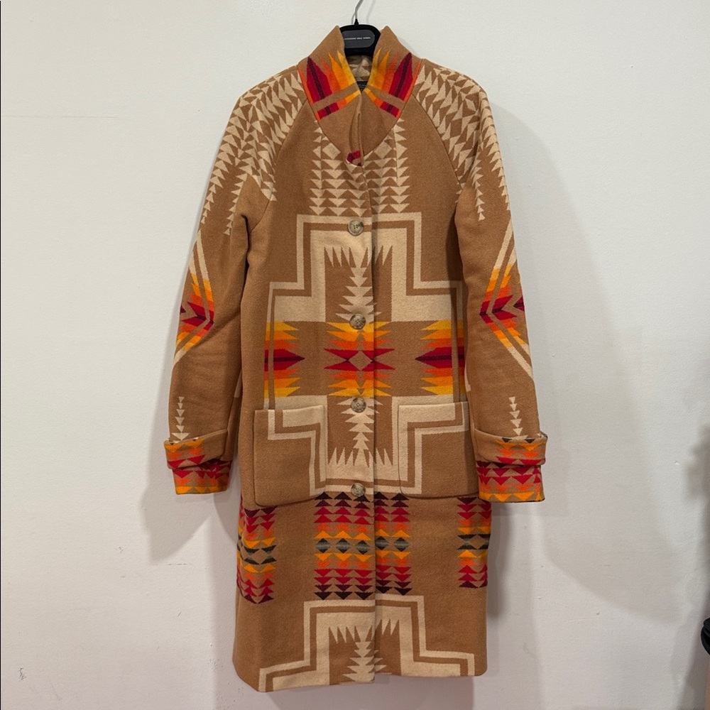 Women's Pendleton Harding Archive Blanket  Coat Medium